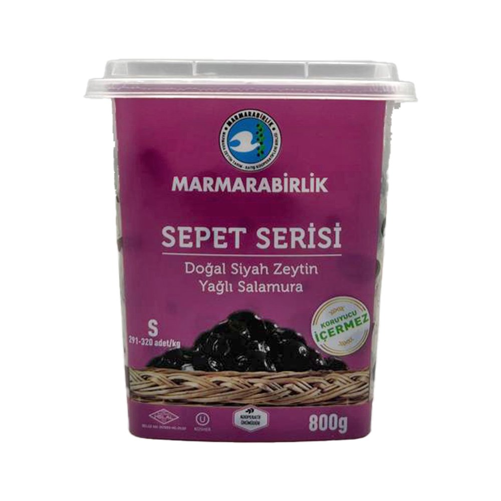 Marmarabirlik Oil Cured Black Olives - 800g (S) - Pronto